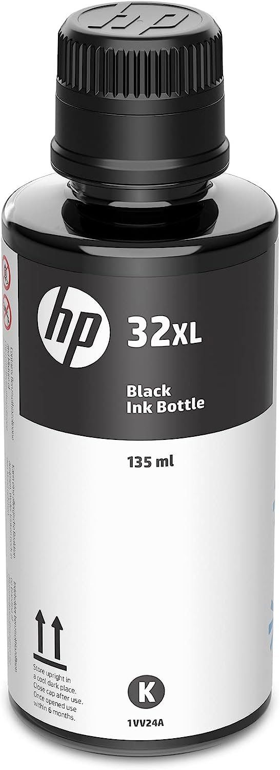 HP 32XL | Ink Bottle | Black | Up to 6000 pages per bottle| Works with HP Smart Tank Plus 651 and HP Smart Tank Plus 551 | 1VV24AN - Image 2